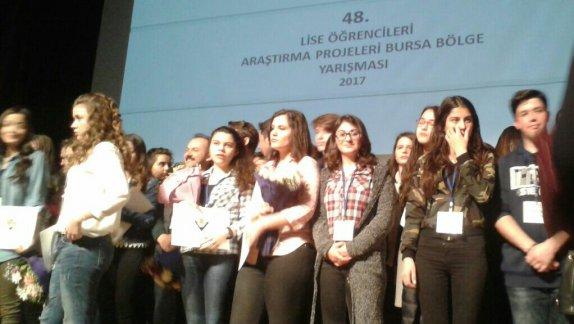 TÜBİTAK (Türkiye Bilimsel ve Teknolojik Araştırma Kurumu)  48. Lise Öğrencileri Araştırma Projeleri Yarışması, Bursa bölge sergisi sona erdi.