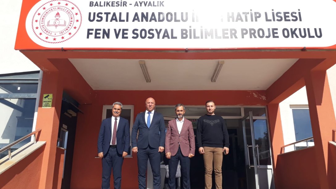 Müdürümüzden Ustalı Anadolu İmam Hatip Lisesi Ziyareti           